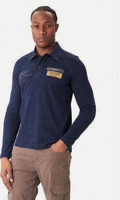 T-shirt męski letni Aeronautica Militare ze sklepu: MODIVO w kategorii: T-shirty męskie - zdjęcie WP-EBWP-BKLVO-LN0_0000305683601