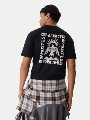 T-shirt męski na wiosnę RVCA ze sklepu: MODIVO w kategorii: T-shirty męskie - zdjęcie WP-EBWP-BKLVO-LN0_0000305690807