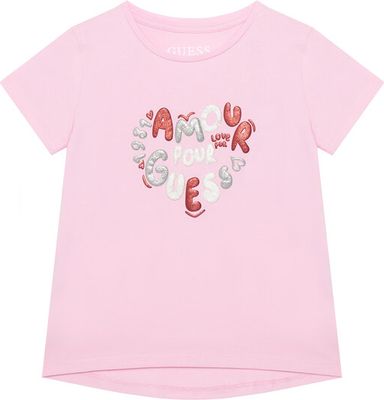 Bluzka dziewczęca letnia Guess ze sklepu: MODIVO w kategorii: Bluzki dziewczęce - zdjęcie WP-EBWP-BKLVO-LN0_0000305714657