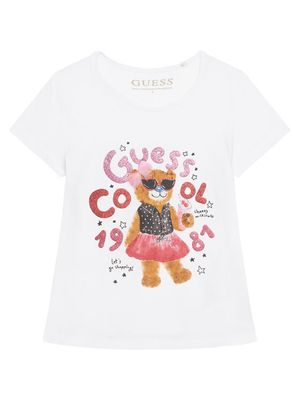 Bluzka dziewczęca na lato Guess ze sklepu: MODIVO w kategorii: Bluzki dziewczęce - zdjęcie WP-EBWP-BKLVO-LN0_0000305714664