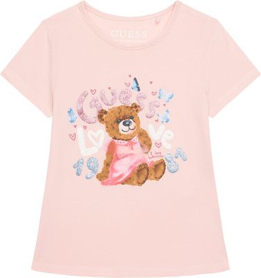 Guess - Bluzka dziewczęca na lato ze sklepu: MODIVO w kategorii: Bluzki dziewczęce - zdjęcie WP-EBWP-BKLVO-LN0_0000305714671