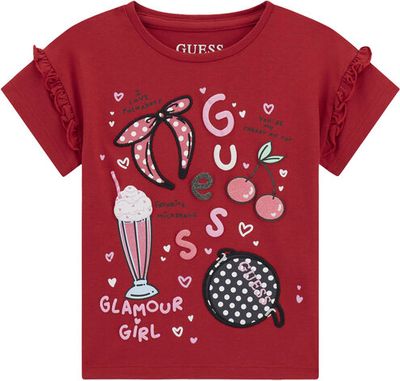 Bluzka dziewczęca na lato Guess ze sklepu: MODIVO w kategorii: Bluzki dziewczęce - zdjęcie WP-EBWP-BKLVO-LN0_0000305714695
