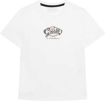 T-shirt chłopięce letni Guess ze sklepu: MODIVO w kategorii: T-shirty chłopięce - zdjęcie WP-EBWP-BKLVO-LN0_0000305715661