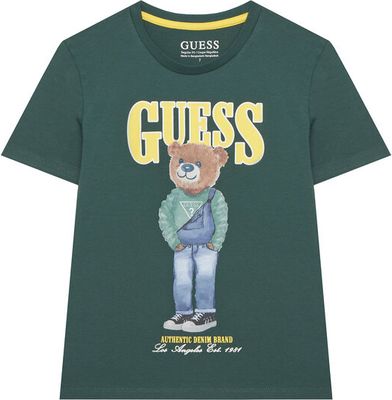 T-shirt chłopięce na lato Guess ze sklepu: MODIVO w kategorii: T-shirty chłopięce - zdjęcie WP-EBWP-BKLVO-LN0_0000305715784