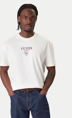 T-shirt męski młodzieżowy Guess Jeans ze sklepu: MODIVO w kategorii: T-shirty męskie - zdjęcie WP-EBWP-BKLVO-LN0_0000305716248