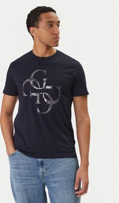 T-shirt męski na wiosnę Guess ze sklepu: MODIVO w kategorii: T-shirty męskie - zdjęcie WP-EBWP-BKLVO-LN0_0000305716545