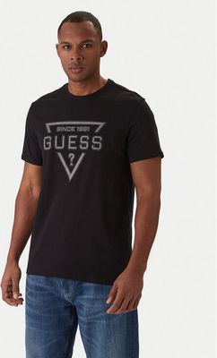 T-shirt męski w stylu młodzieżowym Guess ze sklepu: MODIVO w kategorii: T-shirty męskie - zdjęcie WP-EBWP-BKLVO-LN0_0000305716620