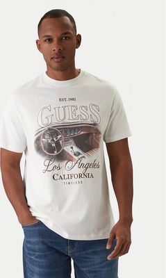 Guess - T-shirt męski na wiosnę ze sklepu: MODIVO w kategorii: T-shirty męskie - zdjęcie WP-EBWP-BKLVO-LN0_0000305716644