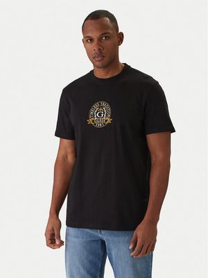 T-shirt męski na wiosnę Guess ze sklepu: MODIVO w kategorii: T-shirty męskie - zdjęcie WP-EBWP-BKLVO-LN0_0000305716767