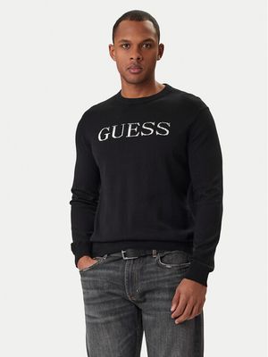 Sweter męski w stylu młodzieżowym Guess ze sklepu: MODIVO w kategorii: Swetry męskie - zdjęcie WP-EBWP-BKLVO-LN0_0000305717030