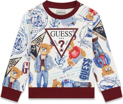 Bluza chłopięca na wiosnę Guess ze sklepu: MODIVO w kategorii: Bluzy chłopięce - zdjęcie WP-EBWP-BKLVO-LN0_0000305717474