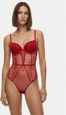 Body damskie Guess ze sklepu: MODIVO w kategorii: Body damskie - zdjęcie WP-EBWP-BKLVO-LN0_0000305717665