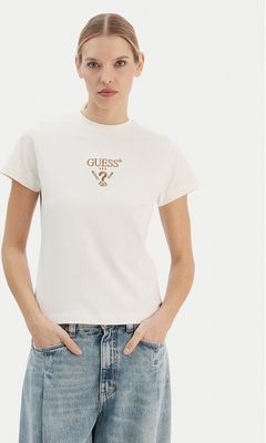 Bluzka damska na wiosnę w stylu młodzieżowym Guess ze sklepu: MODIVO w kategorii: Bluzki damskie - zdjęcie WP-EBWP-BKLVO-LN0_0000305718037