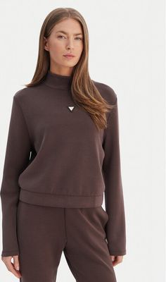 Bluza damska Guess ze sklepu: MODIVO w kategorii: Bluzy damskie - zdjęcie WP-EBWP-BKLVO-LN0_0000305718136