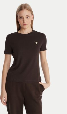 Bluzka damska casual Guess ze sklepu: MODIVO w kategorii: Bluzki damskie - zdjęcie WP-EBWP-BKLVO-LN0_0000305718860