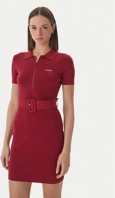 Sukienka dopasowana Guess ze sklepu: MODIVO w kategorii: Sukienki - zdjęcie WP-EBWP-BKLVO-LN0_0000305718976