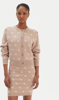 Sweter damski na zimę Guess ze sklepu: MODIVO w kategorii: Swetry damskie - zdjęcie WP-EBWP-BKLVO-LN0_0000305719621