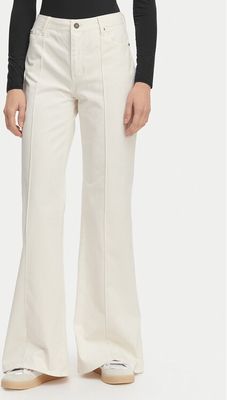 Spodnie damskie casual Guess Jeans ze sklepu: MODIVO w kategorii: Spodnie damskie - zdjęcie WP-EBWP-BKLVO-LN0_0000305720214