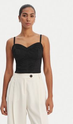 Bluzka damska casual Guess ze sklepu: MODIVO w kategorii: Bluzki damskie - zdjęcie WP-EBWP-BKLVO-LN0_0000305720672