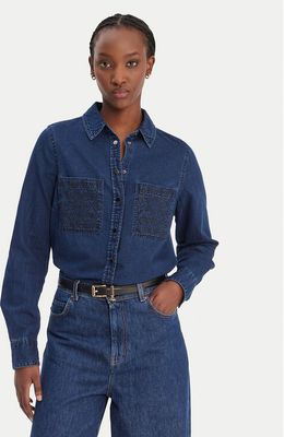Koszula damska casual Guess ze sklepu: MODIVO w kategorii: Koszule damskie - zdjęcie WP-EBWP-BKLVO-LN0_0000305720856