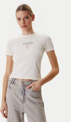 Bluzka damska Guess Jeans ze sklepu: MODIVO w kategorii: Bluzki damskie - zdjęcie WP-EBWP-BKLVO-LN0_0000305720894
