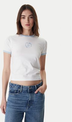 Bluzka damska wiosenna Guess Jeans ze sklepu: MODIVO w kategorii: Bluzki damskie - zdjęcie WP-EBWP-BKLVO-LN0_0000305721020