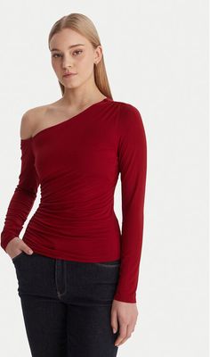 Guess - Bluzka damska na jesień ze sklepu: MODIVO w kategorii: Bluzki damskie - zdjęcie WP-EBWP-BKLVO-LN0_0000305721389