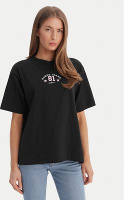Bluzka damska w stylu młodzieżowym Guess Jeans ze sklepu: MODIVO w kategorii: Bluzki damskie - zdjęcie WP-EBWP-BKLVO-LN0_0000305721532