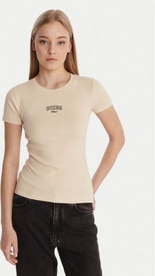 Bluzka damska młodzieżowa Guess Jeans ze sklepu: MODIVO w kategorii: Bluzki damskie - zdjęcie WP-EBWP-BKLVO-LN0_0000305721563