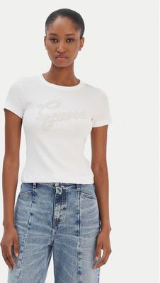 Bluzka damska wiosenna Guess ze sklepu: MODIVO w kategorii: Bluzki damskie - zdjęcie WP-EBWP-BKLVO-LN0_0000305721570