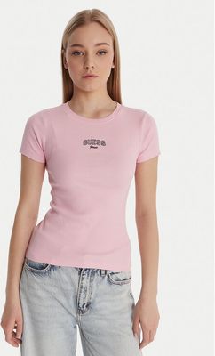 Bluzka damska młodzieżowa Guess Jeans ze sklepu: MODIVO w kategorii: Bluzki damskie - zdjęcie WP-EBWP-BKLVO-LN0_0000305721587
