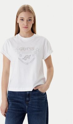 Guess - Bluzka damska ze sklepu: MODIVO w kategorii: Bluzki damskie - zdjęcie WP-EBWP-BKLVO-LN0_0000305721686