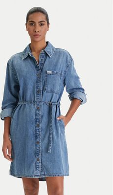 Sukienka Guess Jeans ze sklepu: MODIVO w kategorii: Sukienki - zdjęcie WP-EBWP-BKLVO-LN0_0000305721969