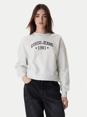 Bluza damska jesienna w stylu młodzieżowym Guess Jeans ze sklepu: MODIVO w kategorii: Bluzy damskie - zdjęcie WP-EBWP-BKLVO-LN0_0000305722379
