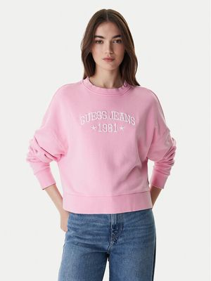 Bluza damska Guess Jeans ze sklepu: MODIVO w kategorii: Bluzy damskie - zdjęcie WP-EBWP-BKLVO-LN0_0000305722386