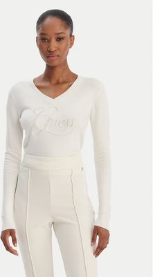 Sweter damski Guess ze sklepu: MODIVO w kategorii: Swetry damskie - zdjęcie WP-EBWP-BKLVO-LN0_0000305722676