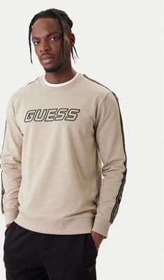 Bluza męska jesienna w stylu młodzieżowym Guess ze sklepu: MODIVO w kategorii: Bluzy męskie - zdjęcie WP-EBWP-BKLVO-LN0_0000305722904