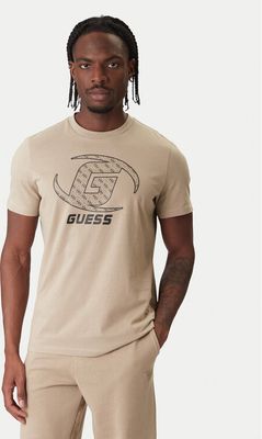 T-shirt męski na wiosnę Guess ze sklepu: MODIVO w kategorii: T-shirty męskie - zdjęcie WP-EBWP-BKLVO-LN0_0000305723161