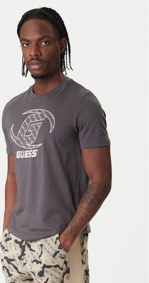 T-shirt męski na wiosnę Guess ze sklepu: MODIVO w kategorii: T-shirty męskie - zdjęcie WP-EBWP-BKLVO-LN0_0000305723178
