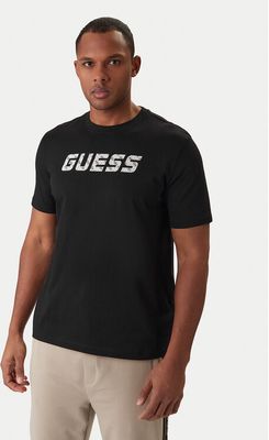 T-shirt męski na wiosnę Guess ze sklepu: MODIVO w kategorii: T-shirty męskie - zdjęcie WP-EBWP-BKLVO-LN0_0000305723222