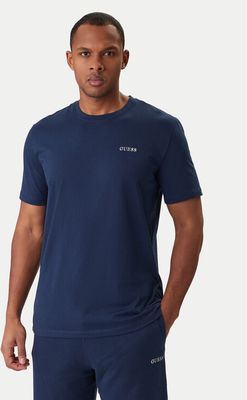 T-shirt męski casual Guess ze sklepu: MODIVO w kategorii: T-shirty męskie - zdjęcie WP-EBWP-BKLVO-LN0_0000305723246