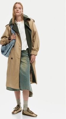 Płaszcz damski casualowy Desigual ze sklepu: MODIVO w kategorii: Płaszcze damskie - zdjęcie WP-EBWP-BKLVO-LN0_0000305723604