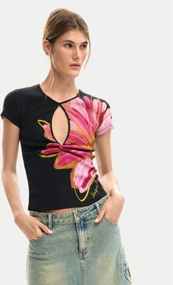 Bluzka damska Desigual ze sklepu: MODIVO w kategorii: Bluzki damskie - zdjęcie WP-EBWP-BKLVO-LN0_0000305724014