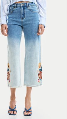 Jeansy damskie w miejskim stylu Desigual ze sklepu: MODIVO w kategorii: Jeansy damskie - zdjęcie WP-EBWP-BKLVO-LN0_0000305724069
