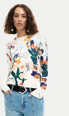 Desigual - Sweter damski ze sklepu: MODIVO w kategorii: Swetry damskie - zdjęcie WP-EBWP-BKLVO-LN0_0000305724168