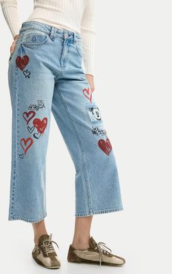 Jeansy damskie w miejskim stylu Desigual ze sklepu: MODIVO w kategorii: Jeansy damskie - zdjęcie WP-EBWP-BKLVO-LN0_0000305724236