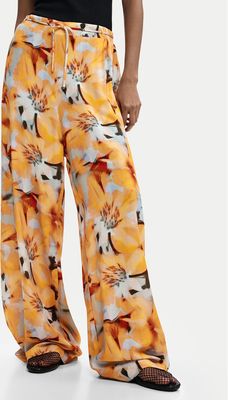 Spodnie damskie casual na wiosnę Desigual ze sklepu: MODIVO w kategorii: Spodnie damskie - zdjęcie WP-EBWP-BKLVO-LN0_0000305724311