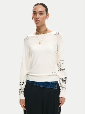 Sweter damski na zimę Desigual ze sklepu: MODIVO w kategorii: Swetry damskie - zdjęcie WP-EBWP-BKLVO-LN0_0000305724489