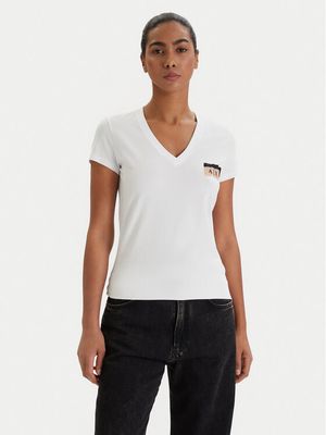 Bluzka damska Armani Exchange ze sklepu: MODIVO w kategorii: Bluzki damskie - zdjęcie WP-EBWP-BKLVO-LN0_0000305729323