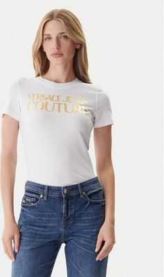 Bluzka damska wiosenna Versace Jeans Couture ze sklepu: MODIVO w kategorii: Bluzki damskie - zdjęcie WP-EBWP-BKLVO-LN0_0000305729422